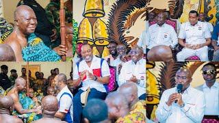 Breaking!Dr.Bawumia & Napo Storms Manhyia Palace today to meet Otumfuo Watch what Happened!!