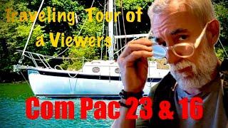 COM-PAC 23 SAILBOAT REVIEW OF VIEWER'S COM-PAC 23 MK3 & COM-PAC 16 MK2 SOLO SAILBOAT RESTORATION