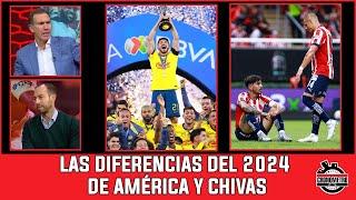 AMÉRICA y CHIVAS: Dos realidades MUY DIFERENTES en el 2024. Las diferencias entre ambos | Cronómetro