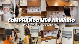 COMPRANDO MEU ARMÁRIO NOVO | MORANDO SOZINHA AOS 18 