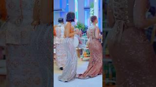 Beautiful African women dancing in rhinestone dress #fashion #africanwedding