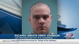 MDOC searching for escaped inmate out of South Mississippi Correctional Institution in Leakesvill...