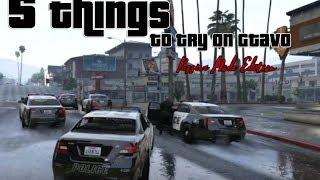 5 Fun Things to try GTAVO #Waveformgaming #YouTubeZA