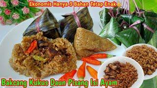 Cara Membuat Bakcang Ayam Ekonomis dengan Daun Pisang: Mudah dan Enak | Tips Bungkus Anti Bocor