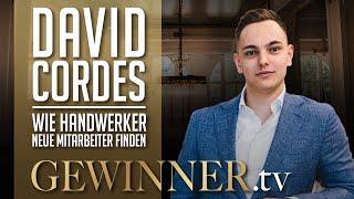 David Cordes von Cordes Consulting im Interview: So finden Handwerker jetzt Mitarbeiter | GEWINNERtv