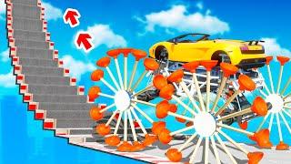 CAN A CHEATING CAR CLIMB TO THE HIGHEST OBSTACLE IN GTA 5? - EXPERIMENT IN GTA 5