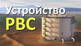 Как устроен резервуар для хранения нефти. Смотреть принцип работы РВС