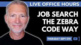 How to Be a Zebra in Your Job Search  Live Office Hours with Andrew LaCivita