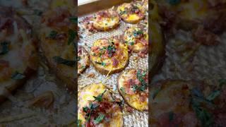 EPISODE 2 OF MY GAME DAY APPETIZER SERIES  LOADED POTATO BITES#fyp #recipe #food #football