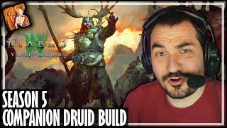 KRIPP’S COMPANION DRUID BUILD GUIDE (Season 5) - Diablo 4