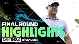 FULL HIGHLIGHTS: LIV Golf Greenbrier | Final Round | 2024