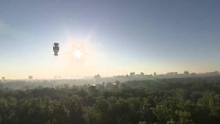 UEFA trophy baloon flight Kyiv