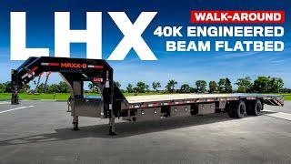 NEW 40K LHX Engineered Beam Flatbed!!