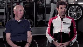 Porsche past & future: Mark Webber meets Le Mans legend Richard Attwood