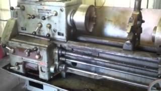 Lathe In Use