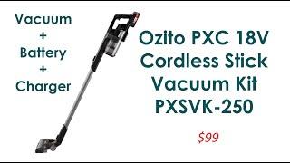 Ozito PXC 18V Cordless Stick Vacuum Kit PXSVK-250