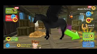 Horse Quest Online/playing as the black pegasus