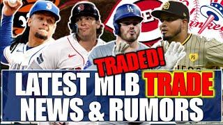 Latest MLB Trade News & Rumors: Lux TRADED To Reds, Arraez Yankees, Castillo Orioles & Triston Casas