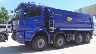 MAN TGS 41.520 8x4 BB Meiller-Kipper Tipper Truck (2023) Exterior and Interior