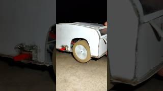 Mini DC Motor Car Stant? cardboard car #car #shorts #virelshorts #trendingshorts