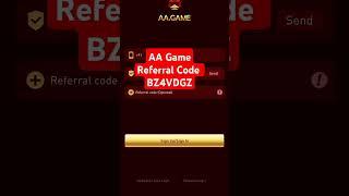 AA.Game Referral Code BZ4VDGZ || Aa game referral code | Aa game invite code