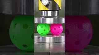 Hydraulic press crushes things  #peaceful #pulse #satisfying