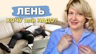 Лень хочу или надо?