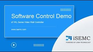 Software control demonstration of VKL series video wall controller 2021