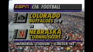 1990 #9 Colorado @ #3 Nebraska No Huddle