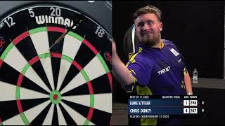 WHAT A GAME! Chris Dobey vs Luke Littler | Players Championship 25 2024 