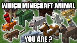 Which Minecraft Animal You Are ? #shorts #minecarft #Shorts