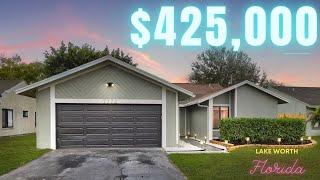 Lake Worth Home Tour For Only $425k