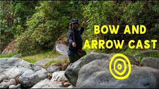 Bow and Arrow Casting Technique with a Tenkara Rod