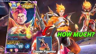 HOW MUCH IS CLAUDE PRIME SKIN + CLAUDE FIGURINE! 1 DAY GETTING CLAUDE "COSMIC BLAZE SKIN"