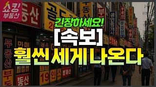 강력한 부동산 대책 나온다 + 추가 대출 규제 발표 (금감원 부은행장 소집 결과)