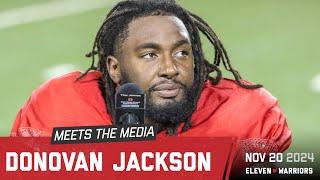 Donovan Jackson talks about Seth McLaughlin's injury and his confidence in the Buckeyes' backup plan