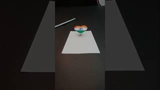 #Shorts 3D drawing #Tiranga 3d drawing #Sketch by Priyanshu Pal  #Subscribe Please 