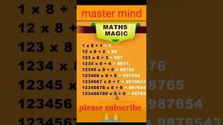 math, math tricks, math magic tricks, Math magic/#math /#ytshorts /#viral /#motivation /#ssc /#yt