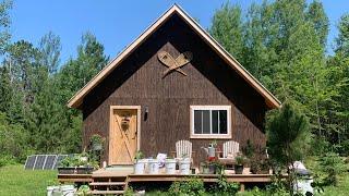 A Tour Of Our Mortgage Free $10,000 Off Grid Cabin And Homestead