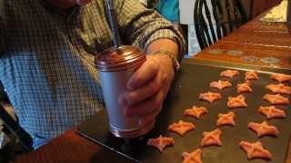 Making spritz cookies 2
