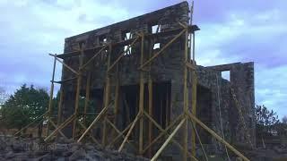 Stone House Building Start to Finish Timelapse