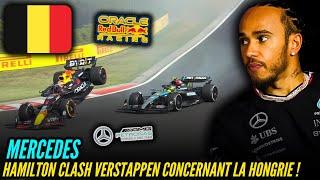 BOMBE DU JOUR : LEWIS HAMILTON CLASH MAX VERSTAPPEN CONCERNANT LE CRASH EN HONGRIE !