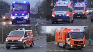 Großeinsatz im Rhein-Erft-Kreis - Einsatzfahrten Bombenfund in Bergheim am 06.03.2018