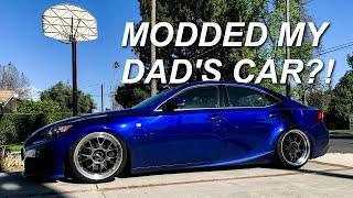 MODIFIED MY DAD'S CAR WITHOUT HIM KNOWING!