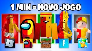 A CADA NÍVEL TROCA O JOGO (Desafio)