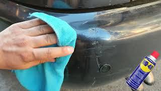 How to Remove Scratches on car paint with WD 40