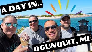 HOW TO SPEND ONE DAY IN OGUNQUIT, ME | OGUNQUIT BEACH | CORNER STONE FOOD REVIEW | WALKIN THE STREET