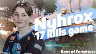 Nyhrox 17 kills game in arena champion division // Best of FORTNITERS