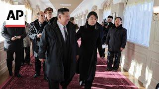 North Korea releases images of Kim Jong Un and his daughter visiting new tourist resort