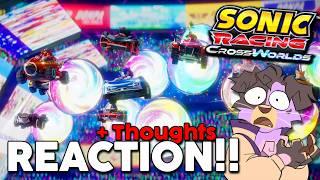 Sonic Racing CrossWorlds Reveal Trailer REACTION!! (+ Thoughts)